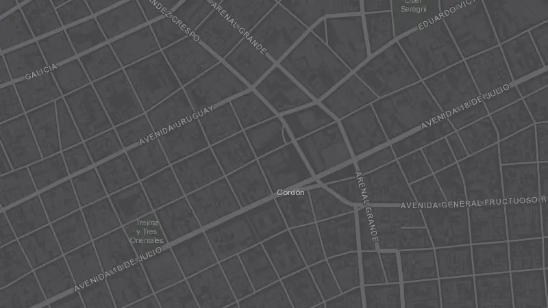 Mapa de la zona de Teatro ACJ