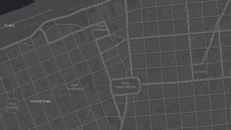 Mapa de la zona de Sala Rincon