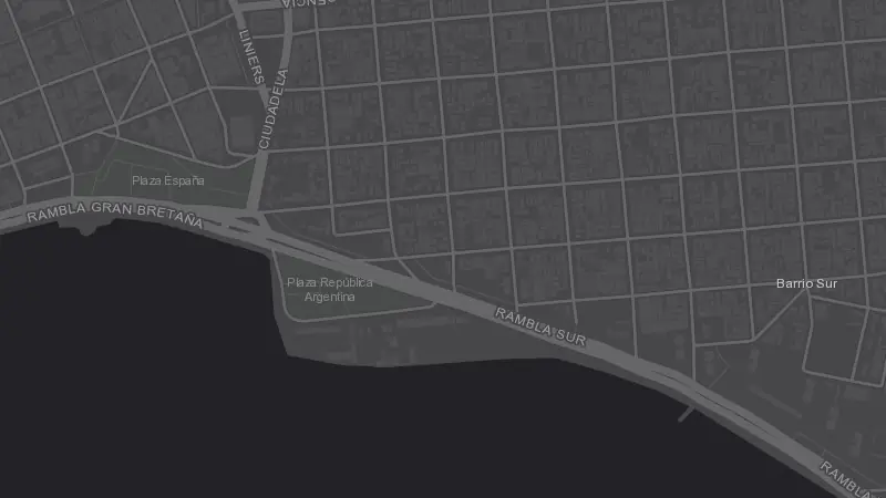 Mapa de la zona de Sala Ducon