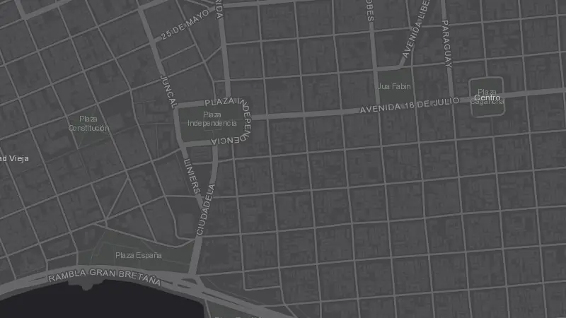 Mapa de la zona de Sala Valle Inclán