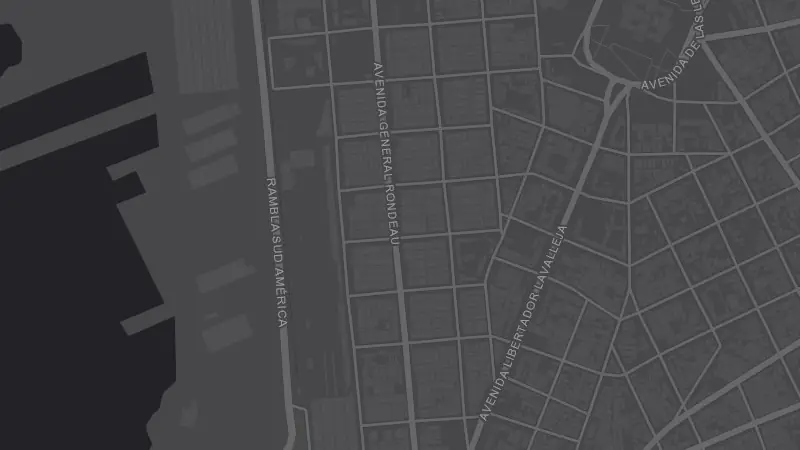 Mapa de la zona de Sala Rondeau