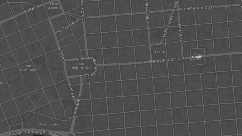Mapa de la zona de Stereo Club