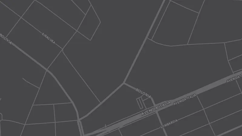 Mapa de la zona de Centro de Eventos LATU