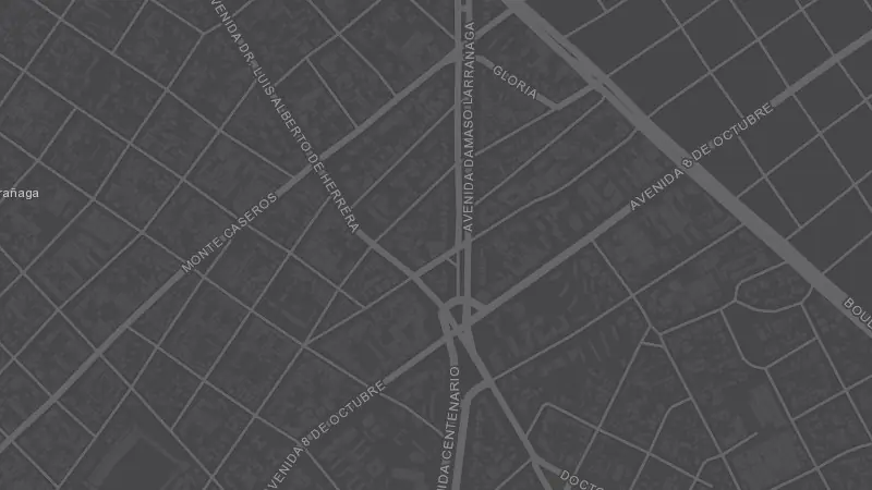Mapa de la zona de Montevideo Music Box