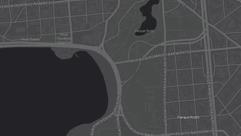 Mapa de la zona de Plaza Mateo
