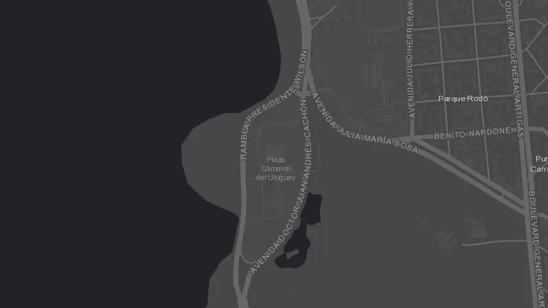 Mapa de la zona de Teatro de Verano