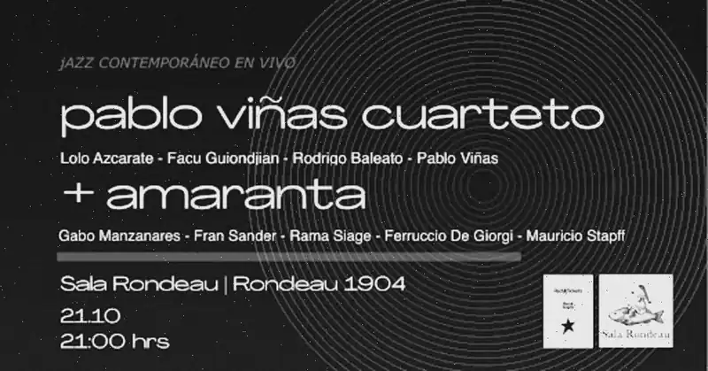 Pablo Viñas cuarteto + amaranta