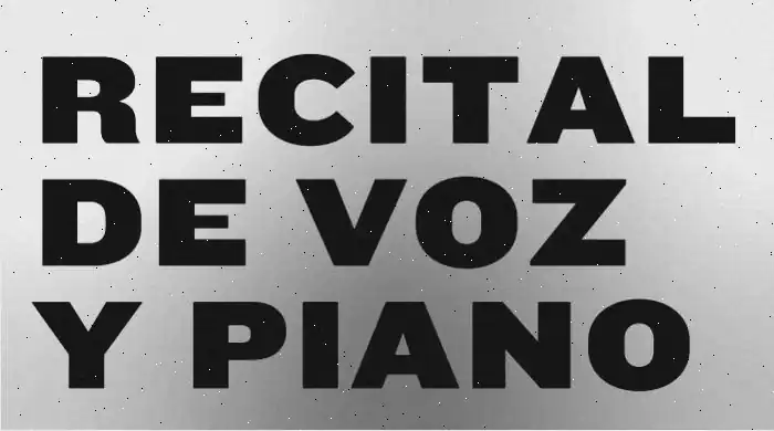 Recital de voz y piano